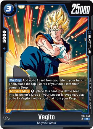 Image of Vegito (FB07-040) - Wish For Shenron Holofoil