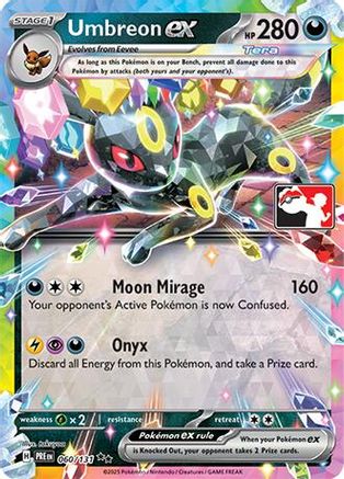Image of Umbreon ex 060/131  - Holofoil Prize Pack Series Cards - Double Rare