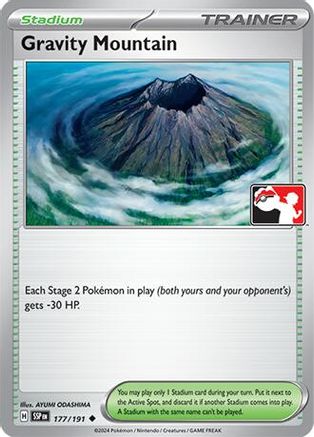 Image of Gravity Mountain 177  - Holofoil Prize Pack Series Cards - Uncommon