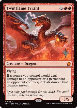 Image of Twinflame Tyrant (PPEOE-097) - Promo Pack: Edge of Eternities
