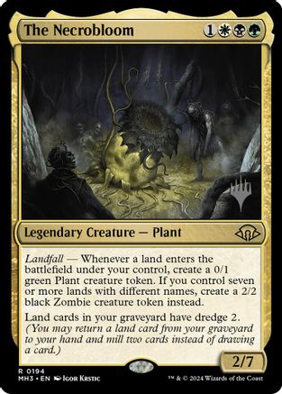 Image of The Necrobloom (PPEOE-194) - Promo Pack: Edge of Eternities Foil