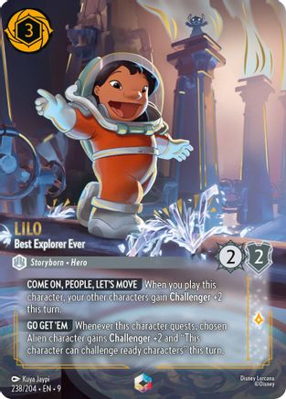 Image of Lilo - Best Explorer Ever (Enchanted) (238/204) - Fabled Holofoil