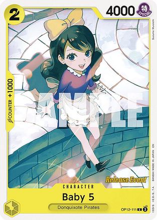Image of Baby 5 (111) (OP12-111) - Legacy of the Master Release Event Cards