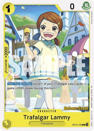 Image of Trafalgar Lammy (OP12-105) - Legacy of the Master Release Event Cards