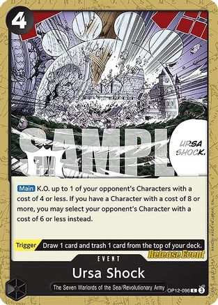 Image of Ursa Shock (OP12-096) - Legacy of the Master Release Event Cards