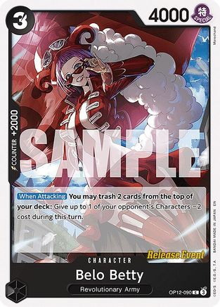 Image of Belo Betty (OP12-090) - Legacy of the Master Release Event Cards