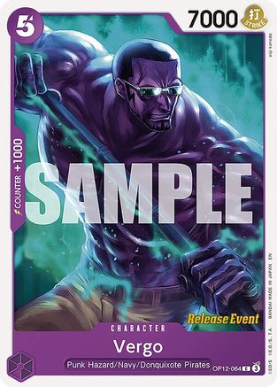 Image of Vergo (OP12-064) - Legacy of the Master Release Event Cards