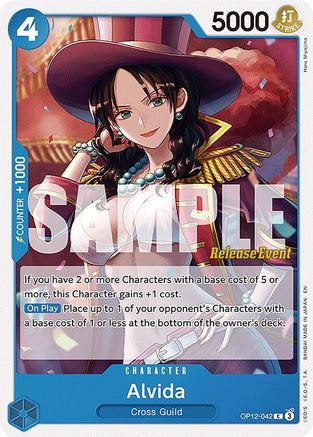 Image of Alvida (OP12-042) - Legacy of the Master Release Event Cards