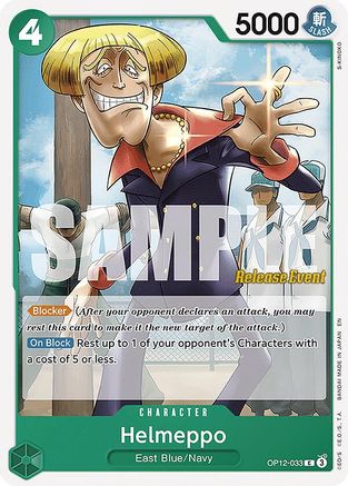 Image of Helmeppo (OP12-033) - Legacy of the Master Release Event Cards