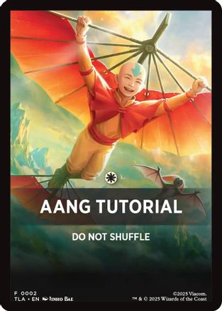 Image of Aang Tutorial Theme Card (TLA-002) - Avatar: The Last Airbender