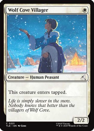 Image of Wolf Cove Villager (TLE-221) - Avatar: The Last Airbender: Eternal-Legal Foil