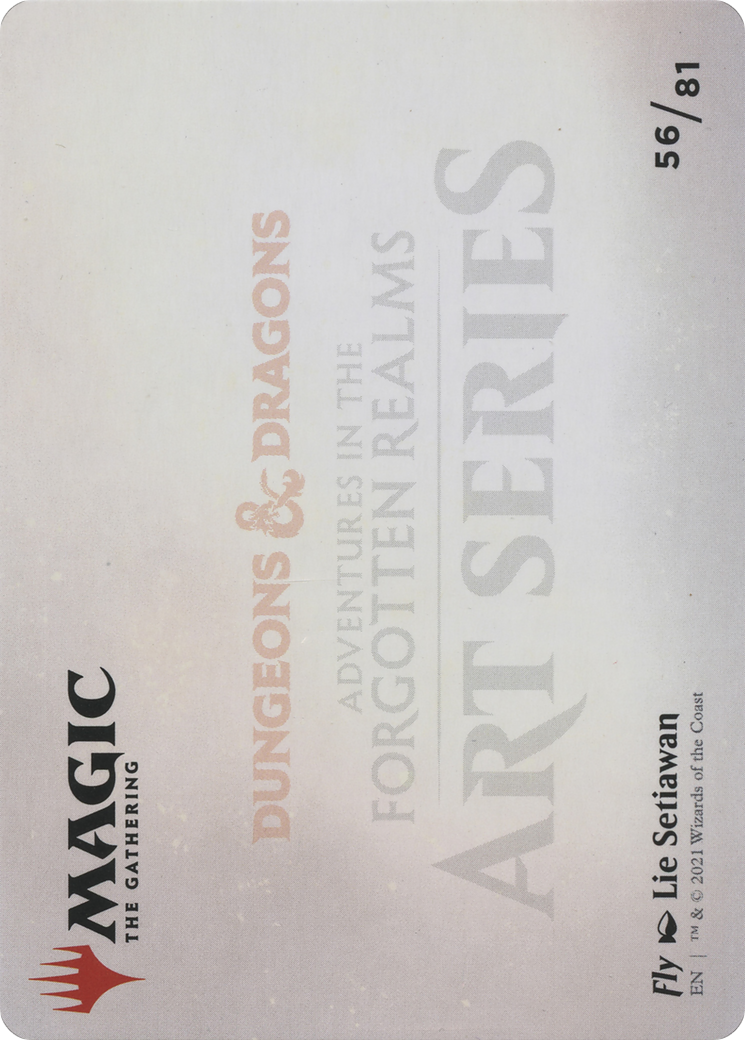 Image of Fly // Fly (AAFR-056) - Adventures in the Forgotten Realms Art Series (Borderless) Foil
