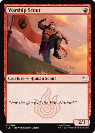 Image of Warship scout (TLE-244) - Avatar: The Last Airbender: Eternal-Legal