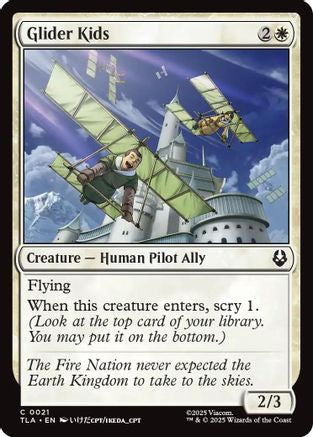 Image of Glided Kids (TLA-021) - Avatar: The Last Airbender