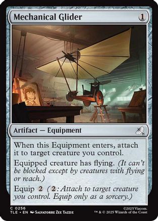 Image of Mechanical Glider (TLE-256) - Avatar: The Last Airbender: Eternal-Legal Foil