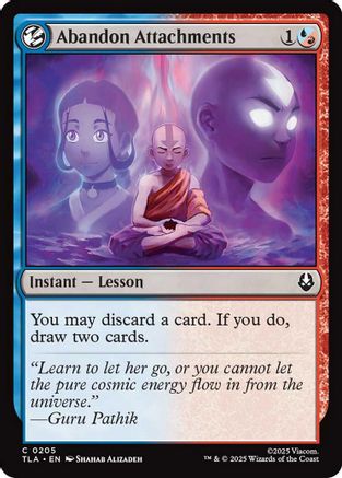 Image of Abandon Attachments (TLA-205) - Avatar: The Last Airbender Foil