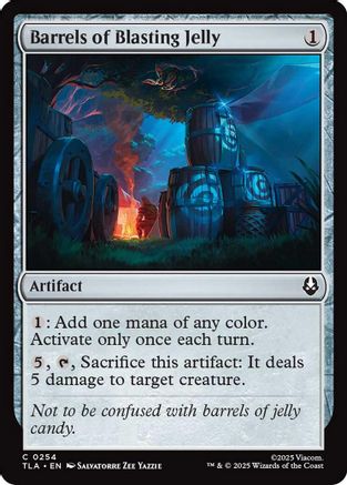 Image of Barrels of Blasting Jelly (TLA-254) - Avatar: The Last Airbender Foil