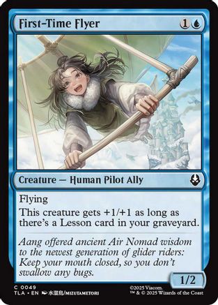 Image of First-Time Flyer (TLA-049) - Avatar: The Last Airbender Foil