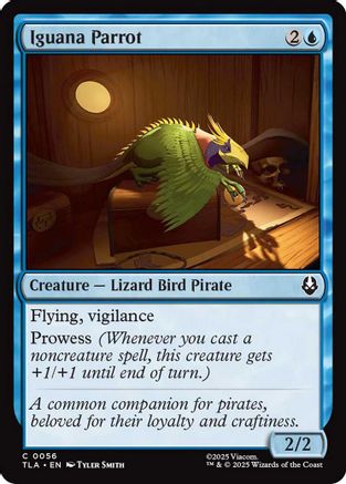 Image of Iguana Parrot (TLA-056) - Avatar: The Last Airbender Foil