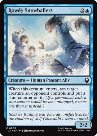 Image of Rowdy Snowballers (TLA-068) - Avatar: The Last Airbender