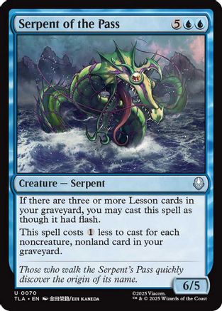 Image of Serpent of the Pass (TLA-070) - Avatar: The Last Airbender Foil