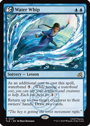 Image of Water Whip (TLE-227) - Avatar: The Last Airbender: Eternal-Legal Foil