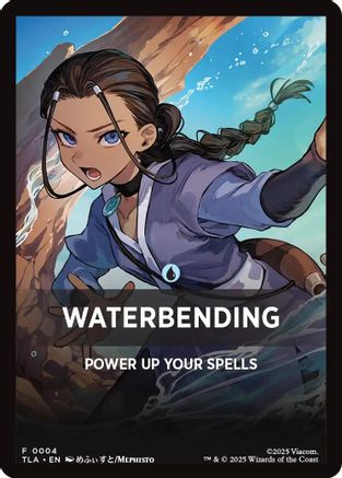 Image of Waterbending Theme Card (TLA-004) - Avatar: The Last Airbender