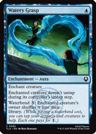 Image of Watery Grasp (TLA-082) - Avatar: The Last Airbender Foil