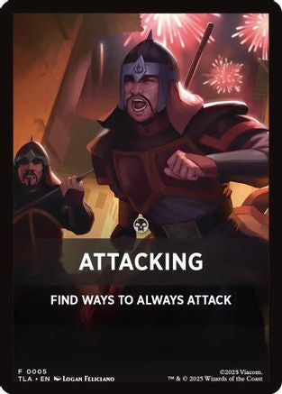 Image of Attacked Theme Card (TLA-005) - Avatar: The Last Airbender