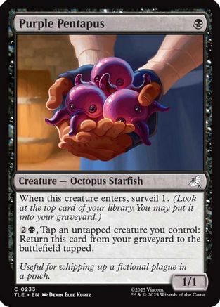 Image of Purple Pentapus (TLE-233) - Avatar: The Last Airbender: Eternal-Legal Foil