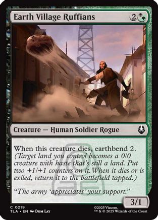 Image of Earth Village Ruffians (TLA-219) - Avatar: The Last Airbender