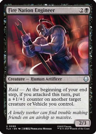 Image of Fire Nation Engineer (TLA-099) - Avatar: The Last Airbender Foil