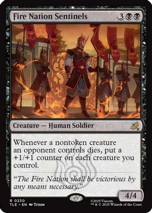 Image of Fire Nation Sentinels (TLE-230) - Avatar: The Last Airbender: Eternal-Legal Foil
