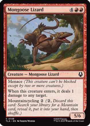 Image of Mongoose Lizard (TLA-148) - Avatar: The Last Airbender