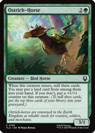 Image of Ostrich-Horse (TLA-188) - Avatar: The Last Airbender Foil