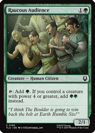 Image of Raucous Audience (TLA-190) - Avatar: The Last Airbender