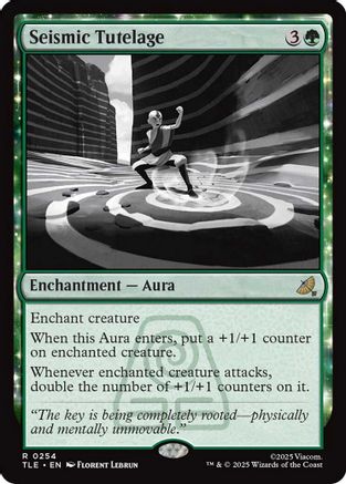 Image of Seismic Tutelage (TLE-254) - Avatar: The Last Airbender: Eternal-Legal Foil