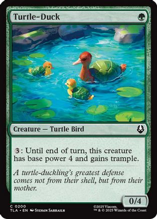 Image of Turtle-Duck (TLA-200) - Avatar: The Last Airbender Foil