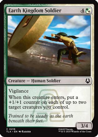 Image of Earth Kingdom Soldier (TLE-216) - Avatar: The Last Airbender: Eternal-Legal