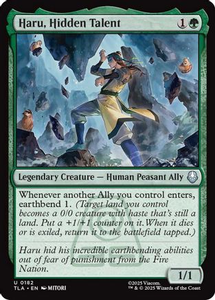 Image of Haru, Hidden Talent (TLA-182) - Avatar: The Last Airbender