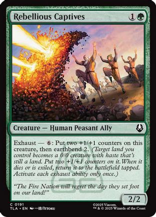 Image of Rebellious Captives (TLA-191) - Avatar: The Last Airbender