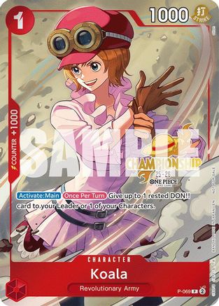 Image of Koala (CS 25-26 Event Pack) (P-069) - One Piece Promotion Cards Foil