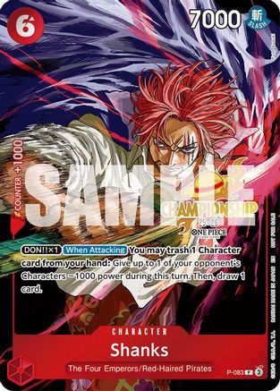 Image of Shanks (CS 25-26 Event Pack) (P-083) - One Piece Promotion Cards Foil