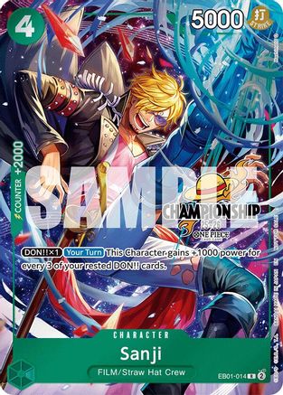 Image of Sanji (CS 25-26 Celebration Pack) (EB01-014) - One Piece Promotion Cards Foil