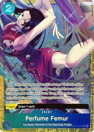 Image of Perfume Femur (Premium Card Collection -Best Selection Vol. 4-) (OP07-057) - One Piece Promotion Cards Foil