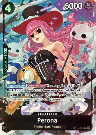 Image of Perona (Premium Card Collection -Best Selection Vol. 4-) (OP10-092) - One Piece Promotion Cards Foil