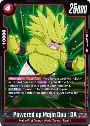 Image of Powered up Majin Duu : DA (FB07-022) - Wish For Shenron