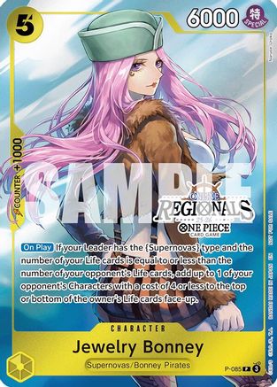 Image of Jewelry Bonney (Online Regional Participation Pack 2025 Vol.2) (P-085) - One Piece Promotion Cards Foil