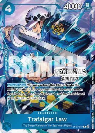 Image of Trafalgar Law (Online Regional Participation Pack 2025 Vol.2) (OP07-047) - One Piece Promotion Cards Foil