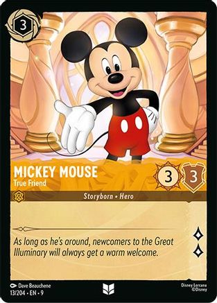 Image of Mickey Mouse - True Friend (13/204) - Fabled